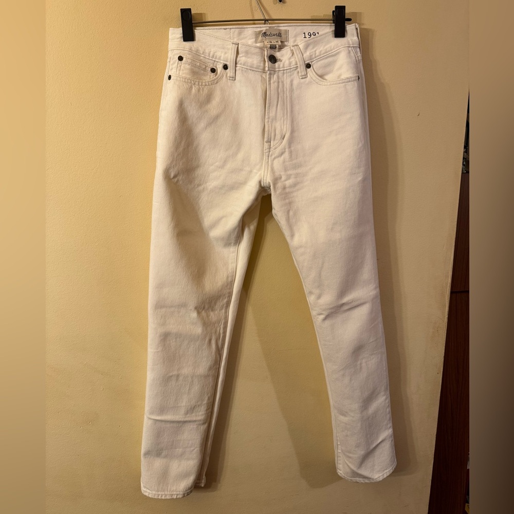 Madewell Men’s 1991 Straight Jeans in Ecru Wash, 28x30